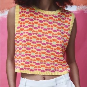 NWOT Zara sleeveless sweater vest size Small